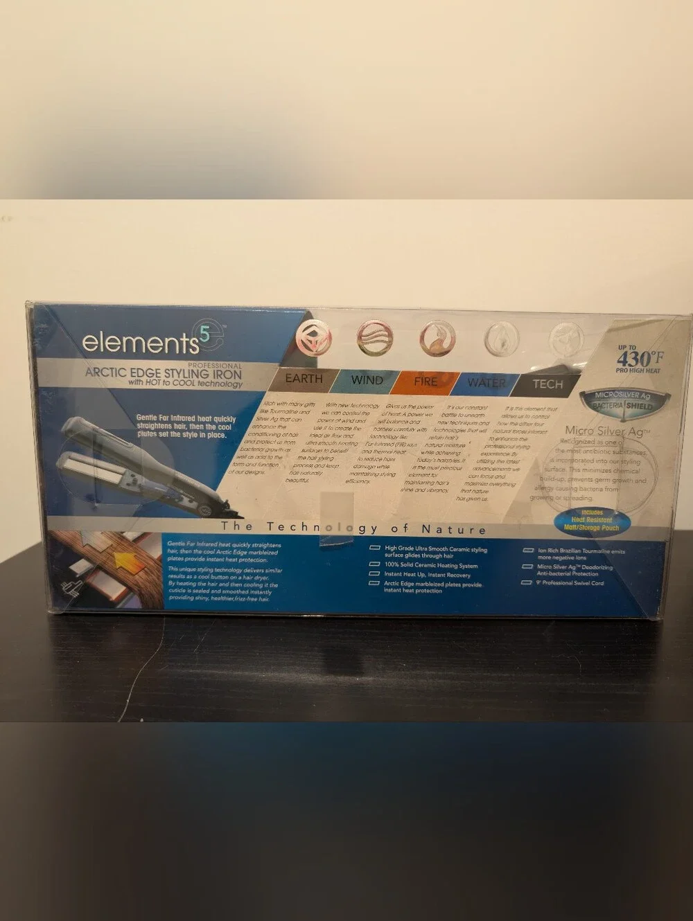Elements 5 Arctic Edge Ceramic hair styling tool
